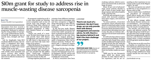 Nationwide study on muscle loss among adults in Singapore gets $10m grant